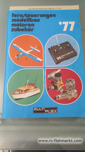 alte Multiplex Katalog'77 mit Preisliste (Raritt)